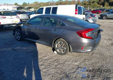 2017 Honda Civic Lx from USA, damaged, VIN 19XFC2F52HE058694